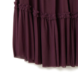 TOUCHY FRILL SHEER SKIRT